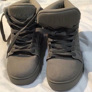 Greenish grey heelys